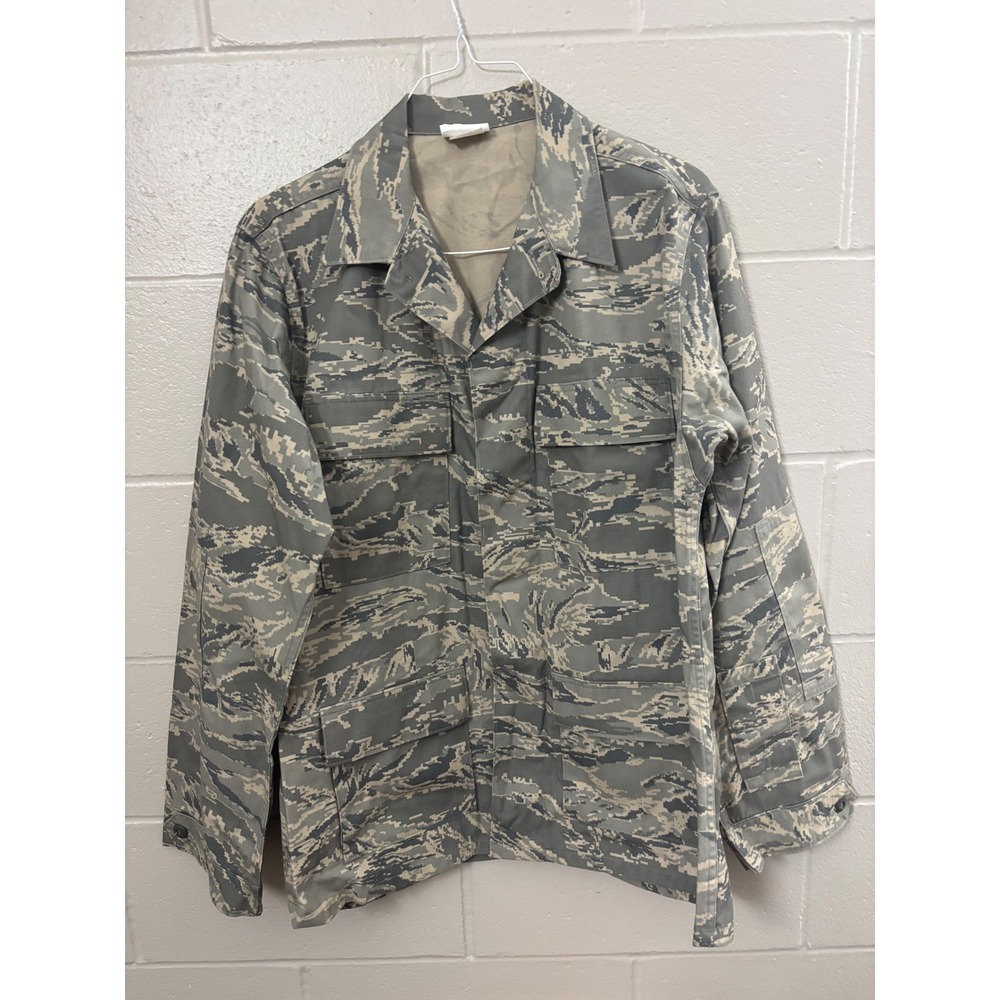 Propper US Air Force ABU Digital Tiger Stripe Camo Utility Coat Jacket 42 L Mens